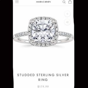 Studded Sterling Sliver Ring.